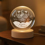 7694LUK1 personalised forever in my heart photo memorial crystal ball lamp for loss of grannygrandad 7694lsv5a_1