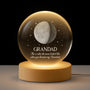 7695LUK1 personalised moon phase crystal ball lamp for grannygrandad 7695l6qmb