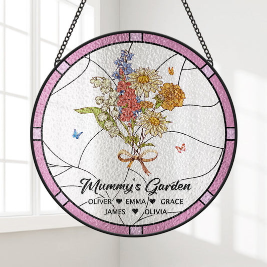 7699UUK1 personalised nanas garden suncatcher for mum and granny 7699u6pca