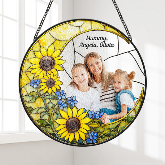 7703UUK1 personalised stained glass sunflower suncatcher_ with photo for mumgranny 7703u6vna_1
