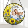 7703UUK1 personalised stained glass sunflower suncatcher_ with photo for mumgranny 7703u6vna_1