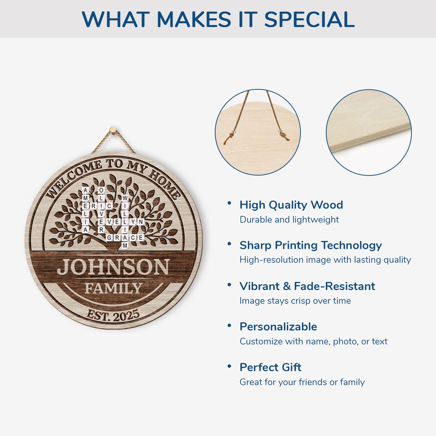 7710QUK4 personalised wooden welcome to our home crossword sign for family 7710q8pwi_de00cdd2 b73a 4591 8388 7e799485cf2e