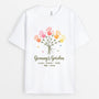 7719AUK1 personalised grannys garden shirt with handprint for grandmamum 7719a8lca