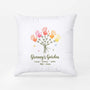 7719PUK1 personalised grannys garden pillow with handprint for grandmamum 7719p8lca