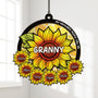 7728UUK1 personalised my favorite people call me nana_mum sunflower suncatcher 7728uspna