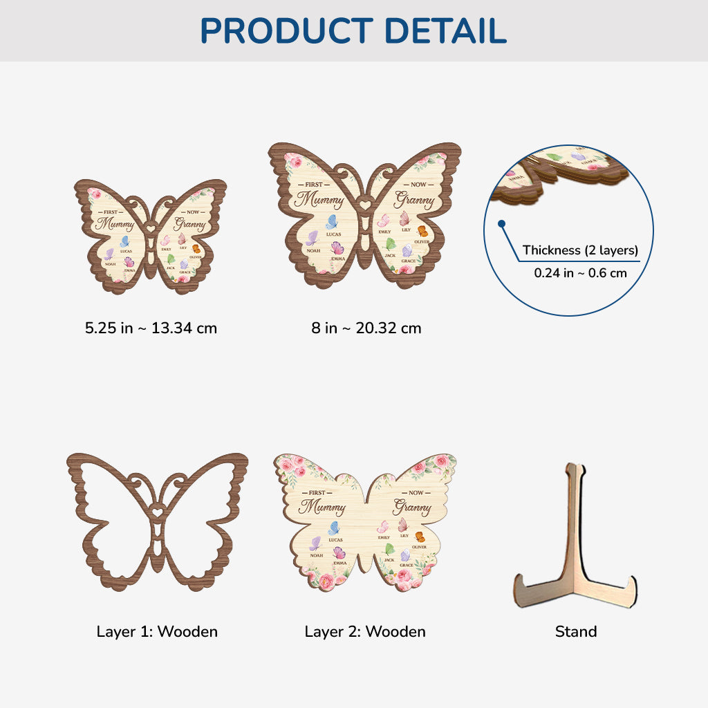 7730QUK3 personalised first mum now nana_ wooden plaque for grandma 7730qspza