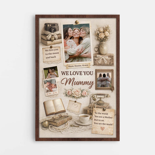 7747CUK1 personalised vintage photo canvas print for mumgranny 7747cttta