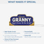 7757LUK3 personalised light box with grandkids names for granny and grandad 7757ltlna