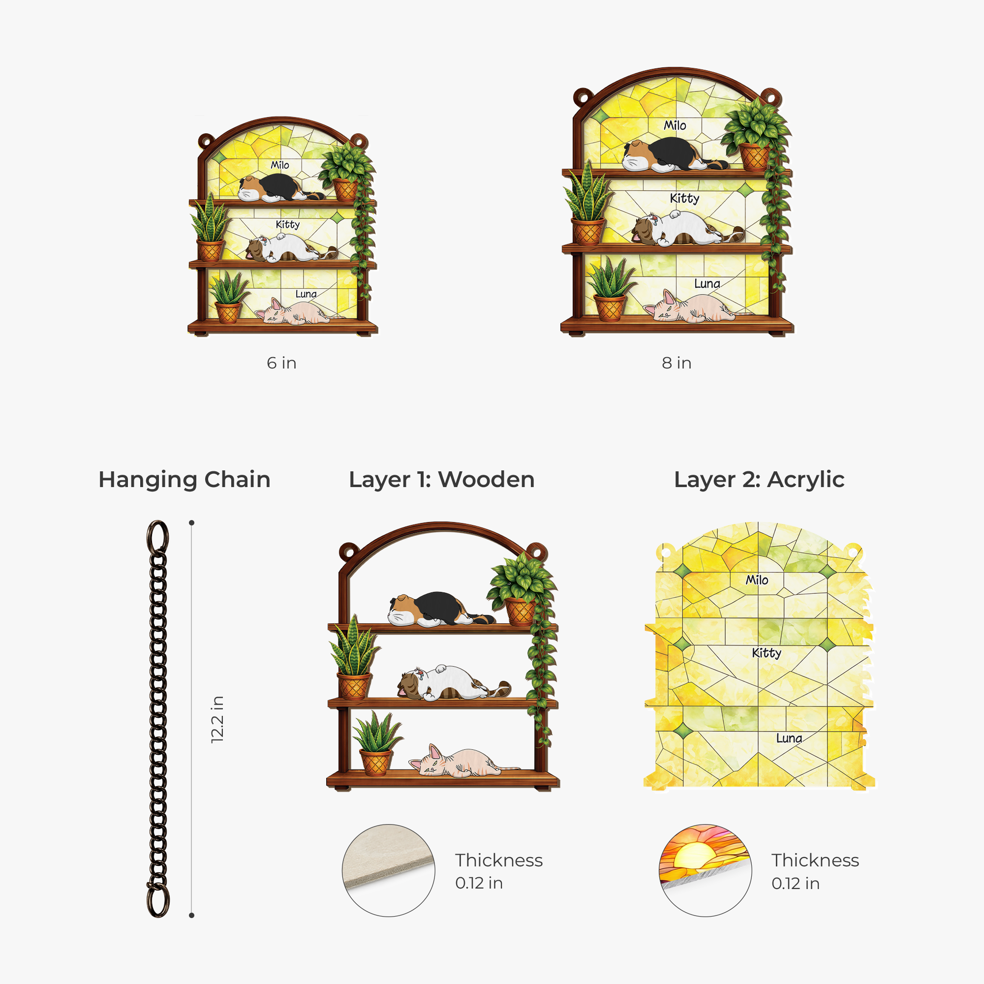 7765UUK3 personalised cat suncatcher for window_ for cat lovers 7765u6kmd