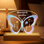 7782LUK1 personalised mumgrannys garden butterfly night light 7782l8ywa