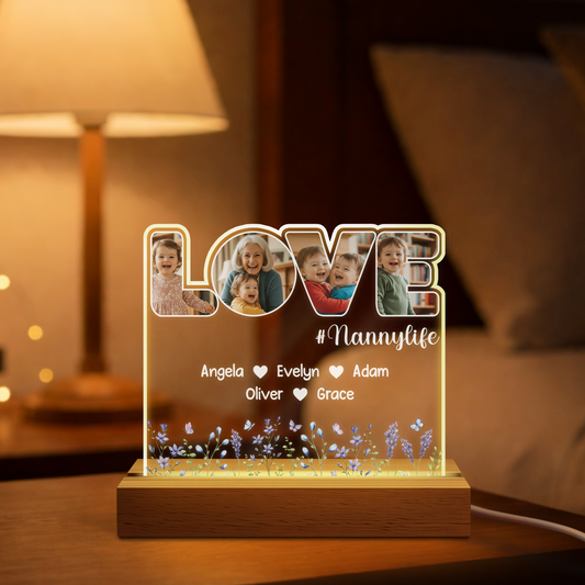 7784LUK1 personalised photo night light_ for grannymum 7784l8pha