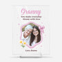 7786RUK1 personalised acrylic photo plaque with stand for grannymum 7786r8pta