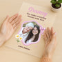7786RUK3 personalised acrylic photo plaque with stand for grannymum 7786r8pta