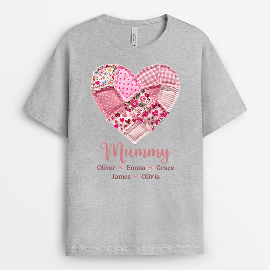 7809AUK2 personalised grandma t shirt with grandkids names for mothers day 7809a8fca