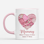 7809MUK2 personalised pink heart coffee mug with names for grannymum 7809m8fca