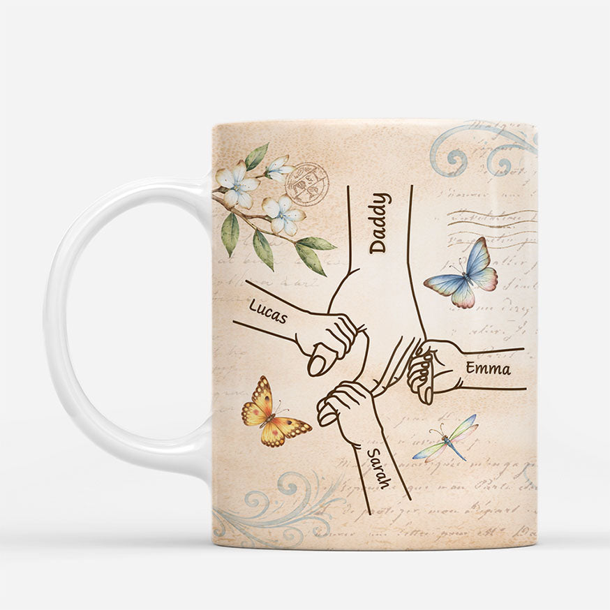 7812MUK1 personalised vintage butterfly mug_ with kids names gifts for mumdad 7812m3vwa_1