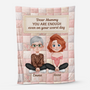 7815BUK1 3d printing effect personalised dear mummygrandma you are enough fleece blanket 7815bcfc5_23a5f710 c02e 42fa 9599 98c4399a76cc