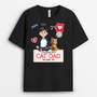 7816AUK1 personalised best cat dad ever t shirt for cat owners 7816acfmd