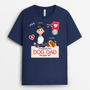 7816AUK2 personalised best dog mum ever t shirt for dog owners 7816acfmc