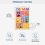 7835RUK3 personalised cat dad rectangle acrylic plaque for cat lovers 7835r6xmd