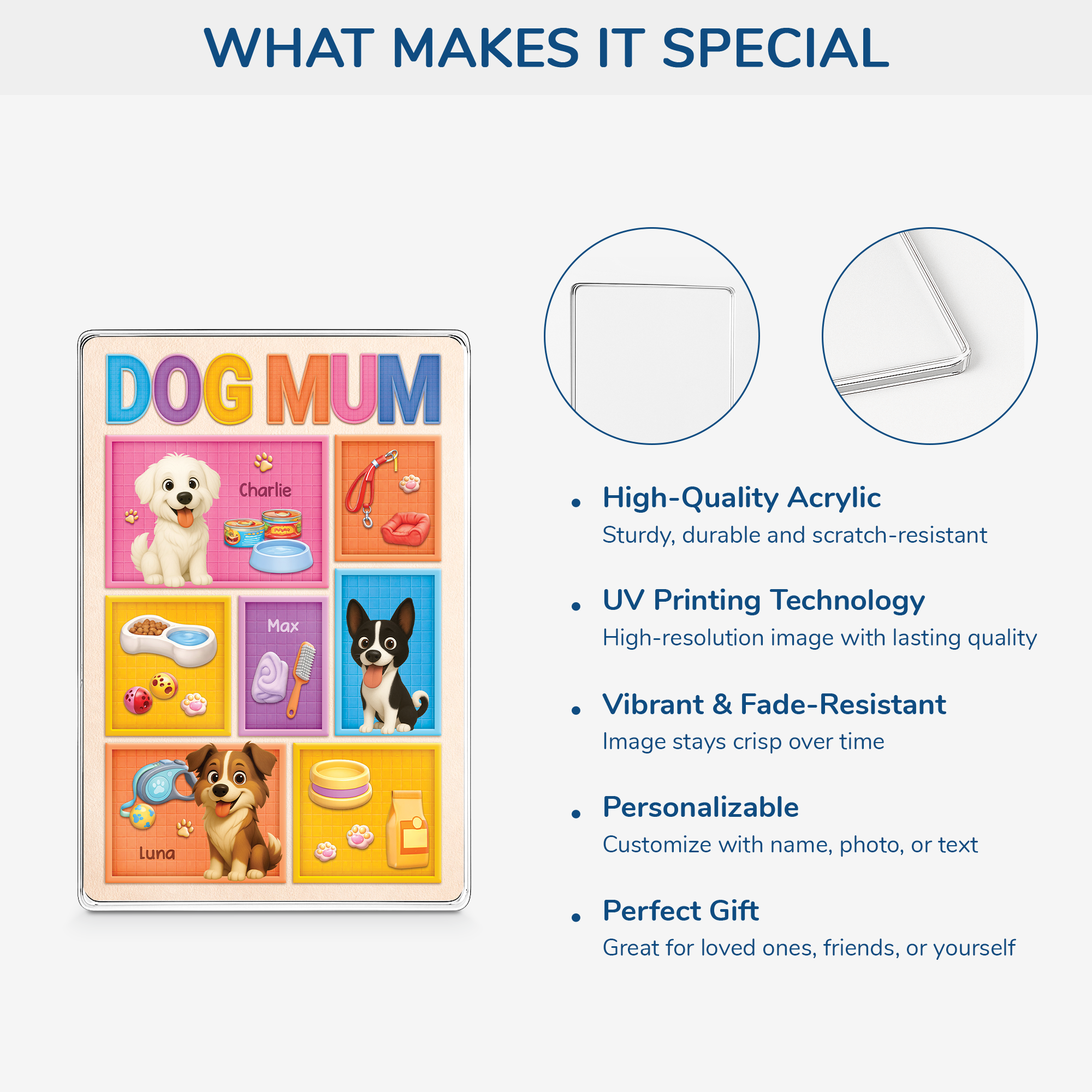 7835RUK4 personalised dog dad rectangle acrylic plaque for dog lovers 7835r6xmc_5e88f98f 4c71 4046 b147 937d8ac06eb1
