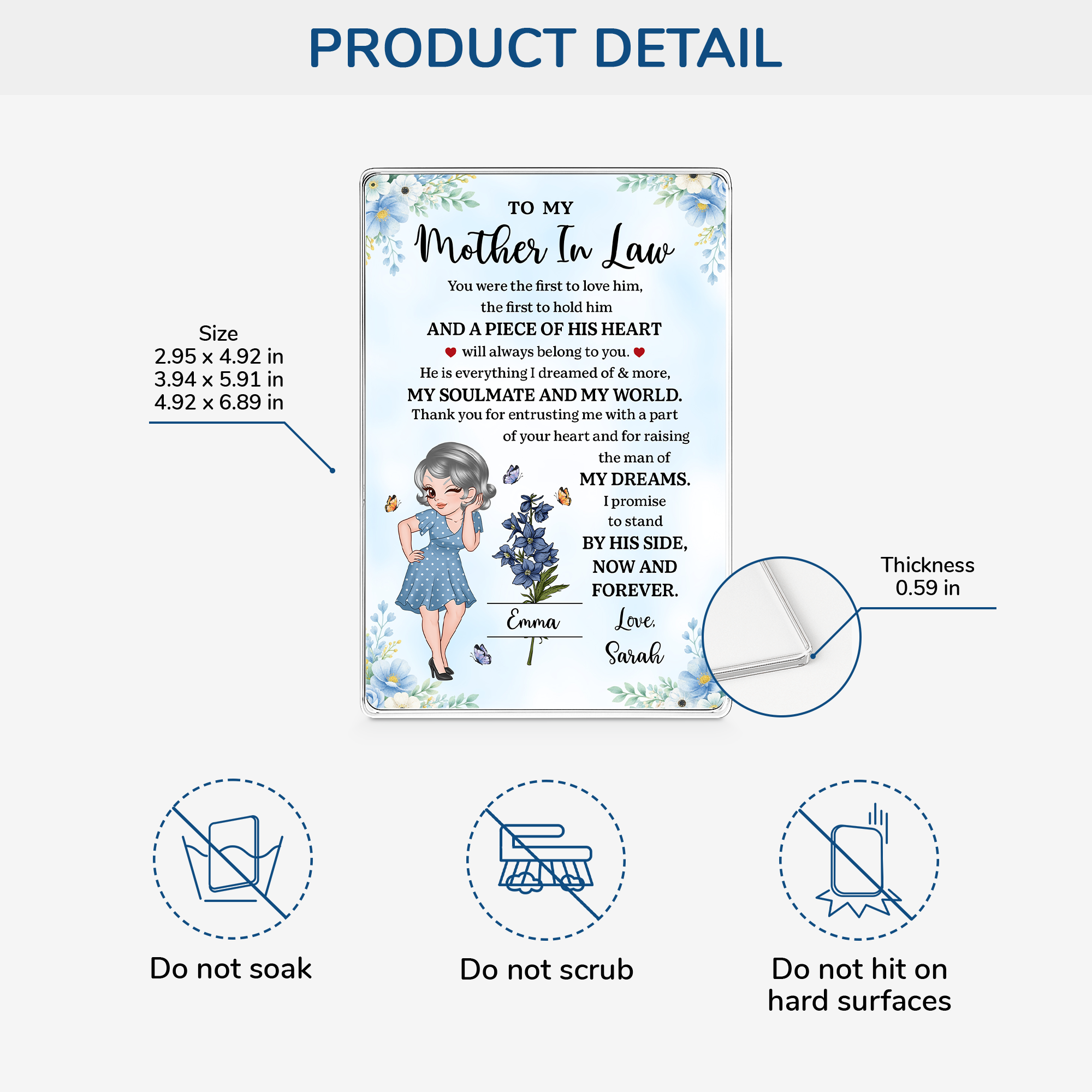 7838RUK3 personalised to my mother in law rectangle acrylic plaque 7838r6fwa_3f087a09 e50c 4ae2 9596 45a5d92f0270