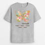 7842AUK2 personalised butterfly shirt with names for grannymum 7842a6fna