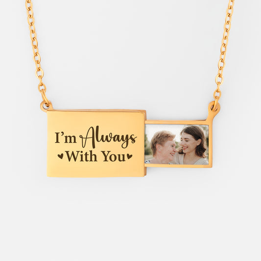 7853JUK1 personalised memorial necklace with picture_ for loss of mumdad 7853j3pca