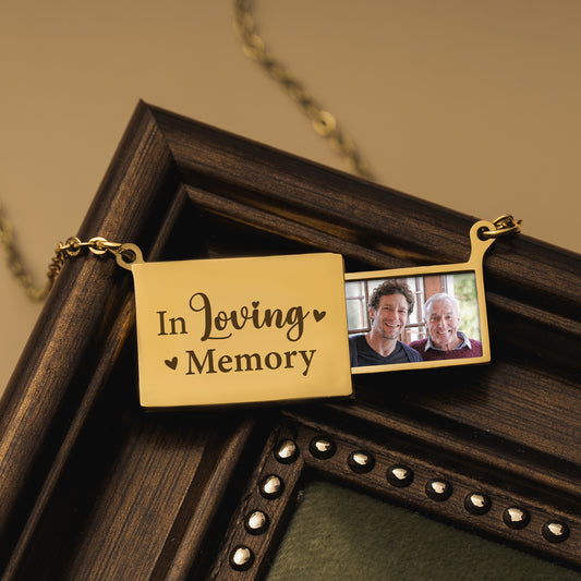 7853JUK2 personalised memorial necklace with picture_ for loss of mumdad 7853j3pca