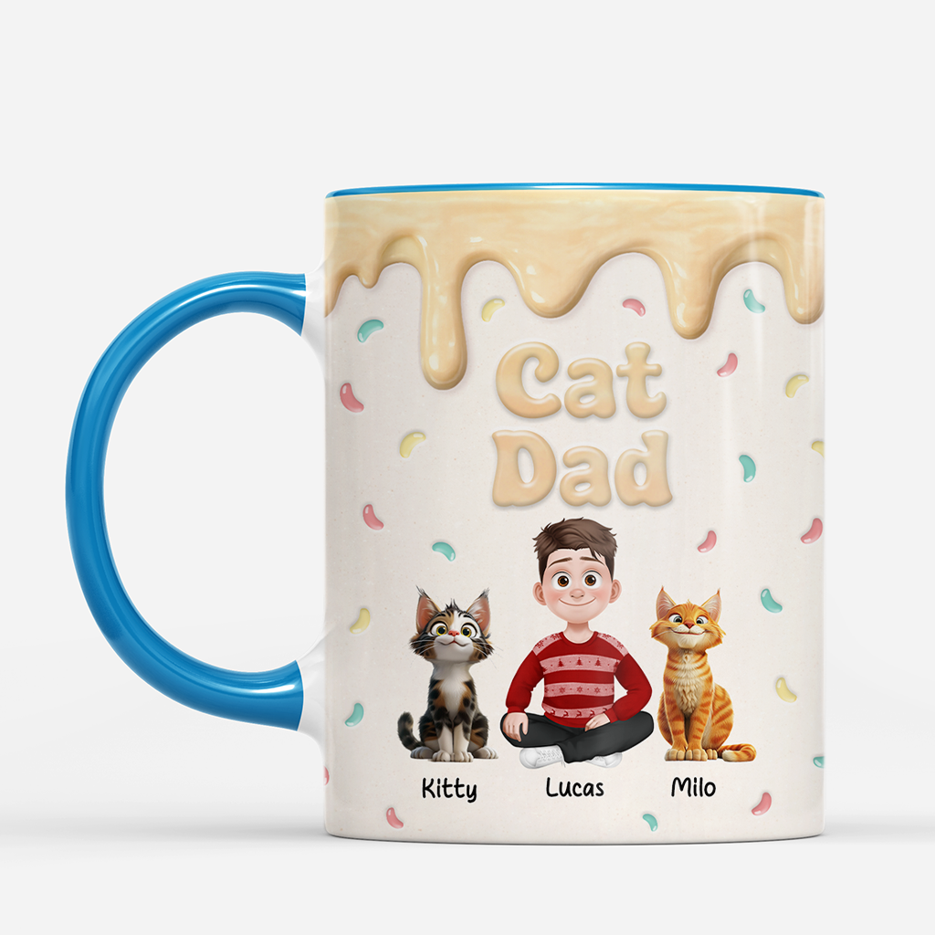 7870MUK2 3d printing effect personalised cat mum mug for cat lover women 7870m8fcd