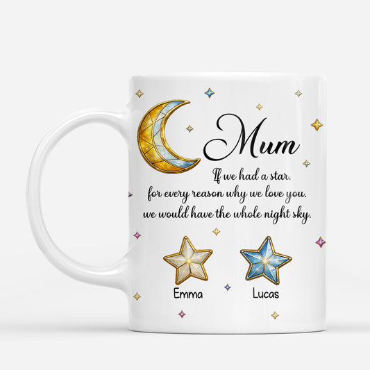 7877MUK1 personalised mumdad mug with children names 7877mtlma