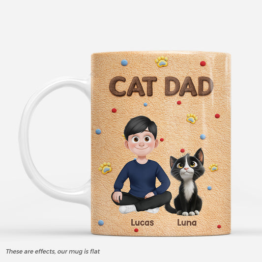 7878MUK1 3d printing effect personalised cat dad coffee mug_ for a cat owner 7878mtpzd_44b3cbaf b1b9 41cd b813 74289a9f6c71