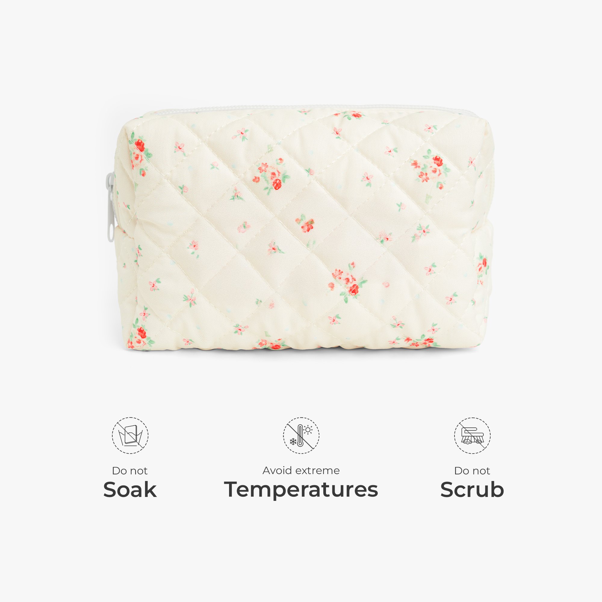 7886AUS4 floral cosmetic bag with name custom embroidered makeup bags 7886ab0v5a