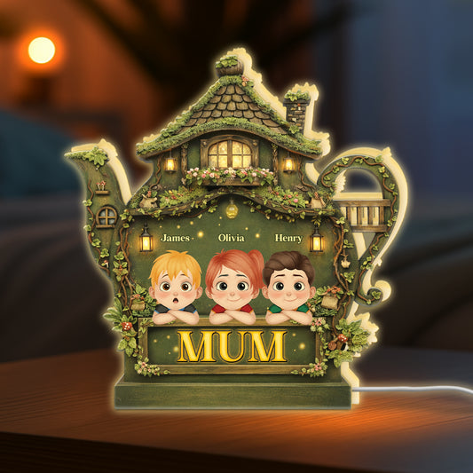 7898LUK1 personalised light box with kids names for mumdad 7898ltpna