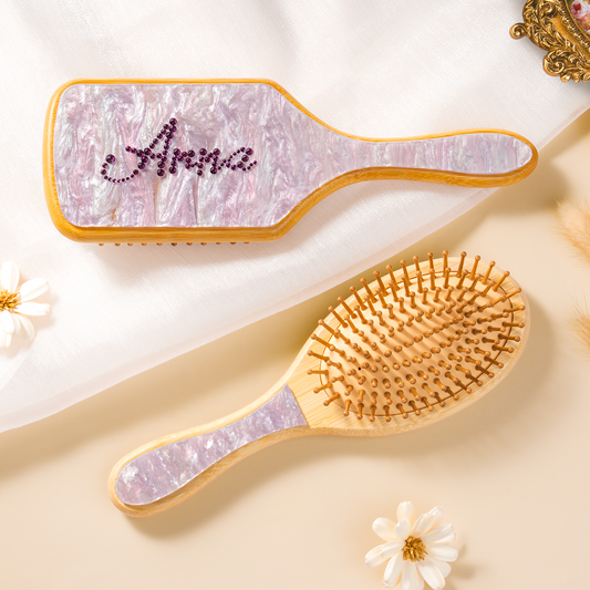 7900AUS2 personalized rhinestone hairbrush with name gifts for her 7900aq0h5a