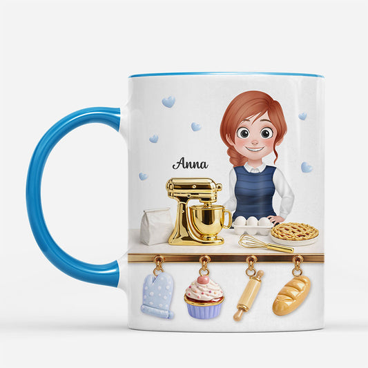 7910MUK1 3d printing effect personalised baking mugs_ for a baker woman_ 7910m6vza_1