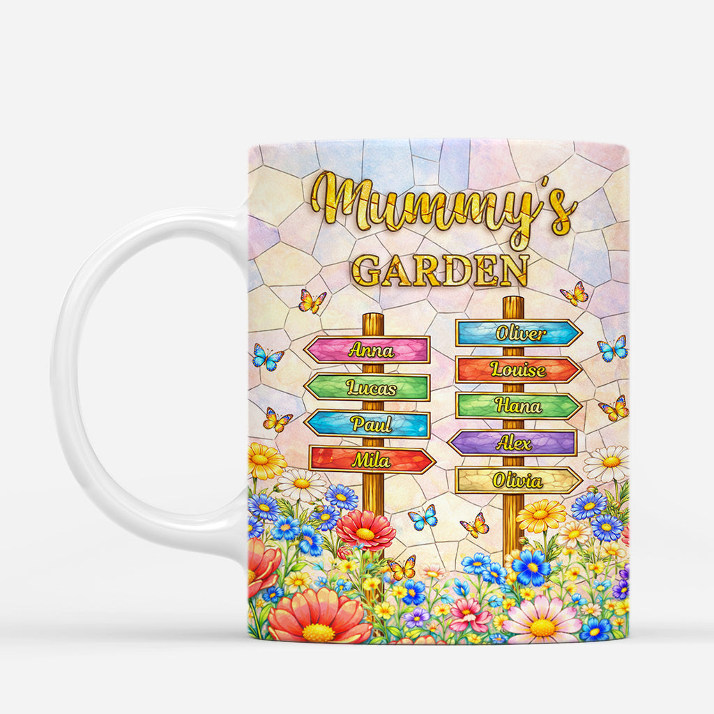 7919MUK2 3d printing effect personalised grannys garden mug for mothers day 7919msfca