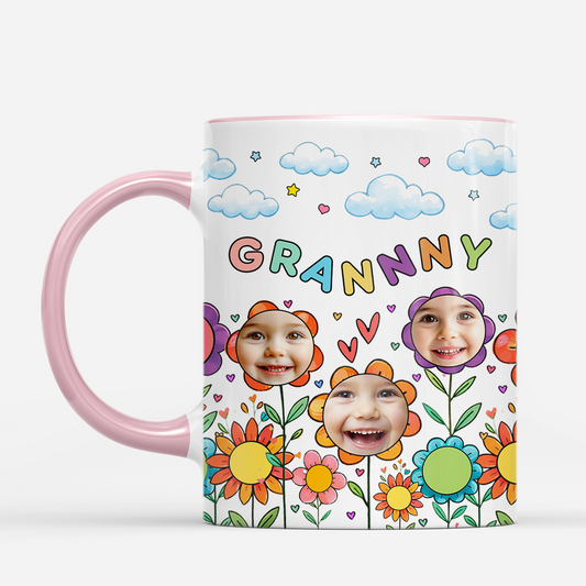 7931MUK2 personalised mug with grandkids faces_ for grandadgranny 7931mtfhb