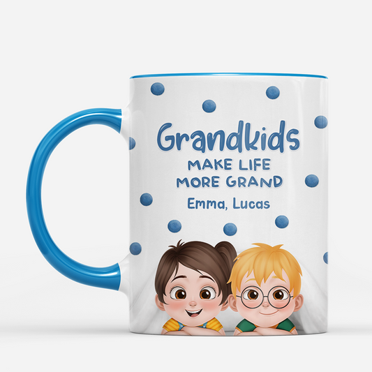 7936MUK2 3d printing effect personalised grandkids make life more grand mug for grandparents 7936m8fza