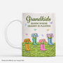 7939MUK1 personalised grandkids bloom where grandma is planted mug for grannymum 7939mtkca