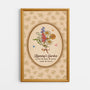 7951CUK1 3d printing effect personalised mummys garden _canvas for mumgrandma 7951ccpca