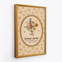 7951CUK2 3d printing effect personalised mummys garden _canvas for mumgrandma 7951ccpca