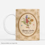 7951MUK1 3d printing effect personalised mummys garden _mug for mumgrandma 7951mcpca