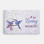 7953CUK1 personalised hummingbird in loving memory canvas_ for loss of mumdad 7953ctlta