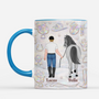 7954MUK2 3d printing effect personalised horse and owner mug for herhim 7954m8fcu