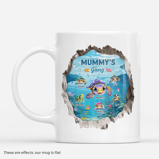 7956MUK1 3d printing effect personalised sea turtle coffee mug_ for mumdad 7956m6vha_2