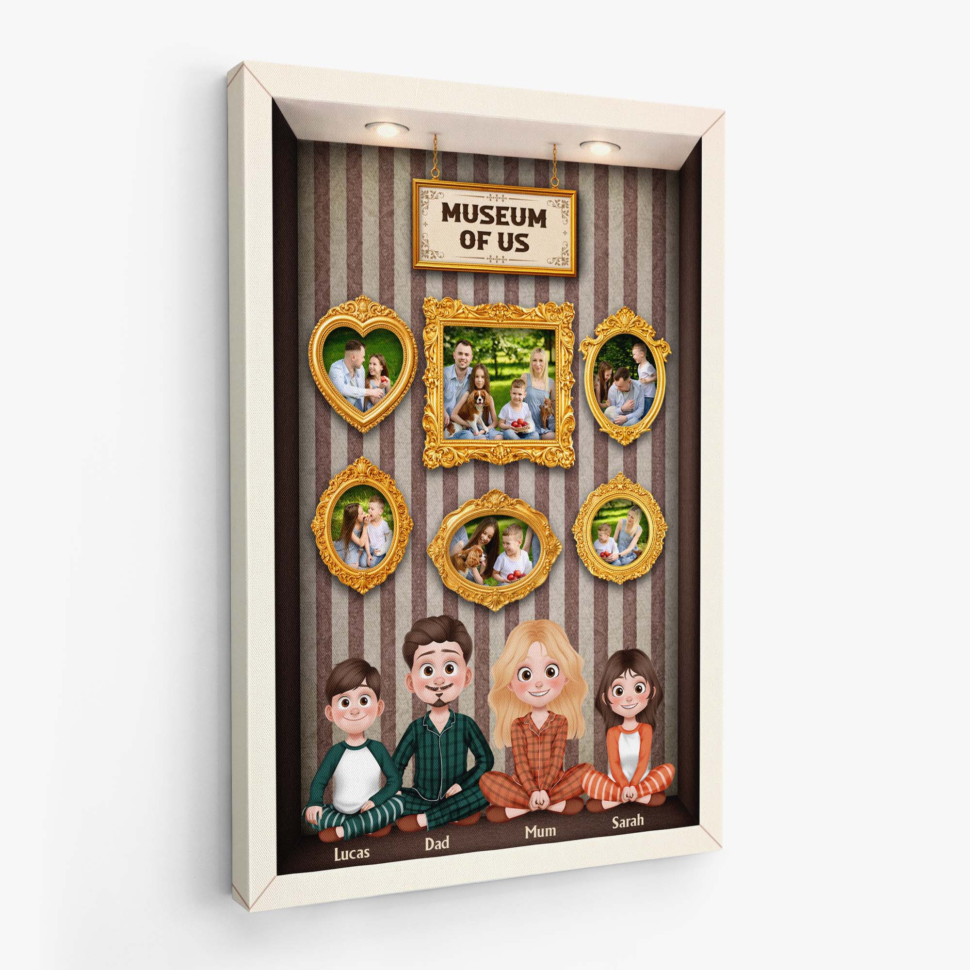 7962CUK2 personalised family photo gallery wall_ canvas for family 7962c6vwi