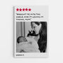 7969CUK1 personalised 5 star review photo canvas print for mom on mothers day 7969ccpwa