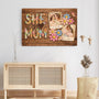 7972CUK3 personalised she is mum canvas with photos for mumgrandma 7972ctqna