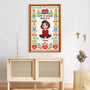 7975CUK1 personalised home is where mum is canvas for mumgrandma 7975ccvca_3